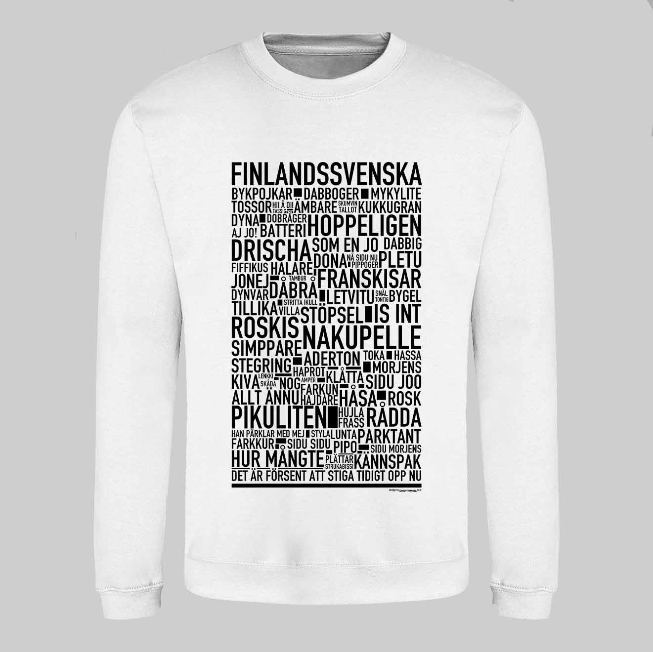 Finlandssvenska V2 Dialekt Text Sweatshirt