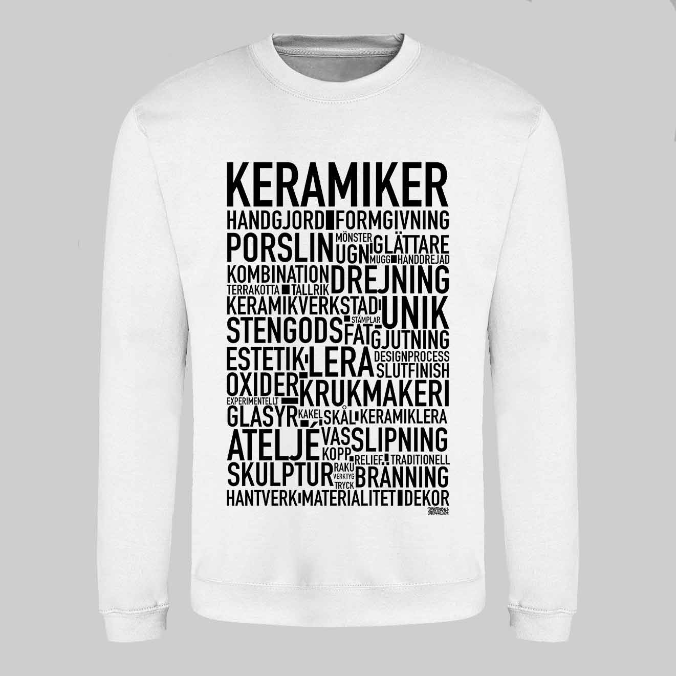 Keramiker Text Sweatshirt