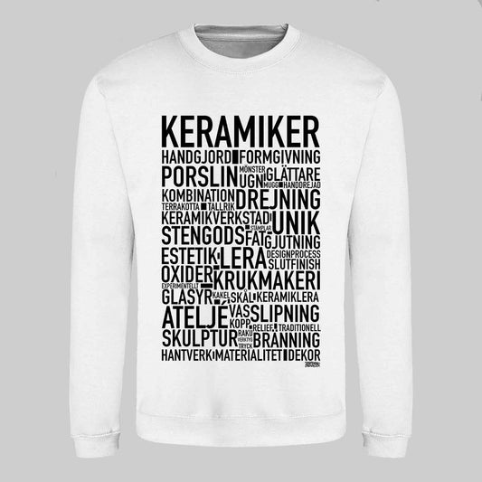 Keramiker Text Sweatshirt