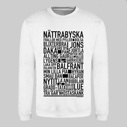 Nättrabyska Dialekt Text Sweatshirt