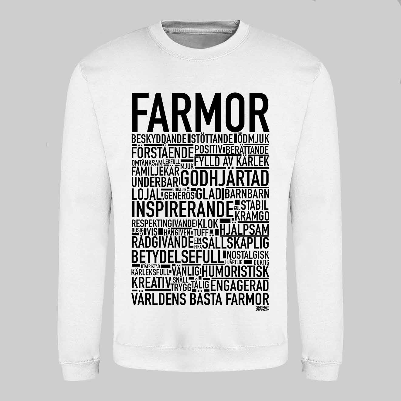Farmor 2024 Text Sweatshirt