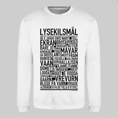 Lysekilsmål Dialekt Text Sweatshirt