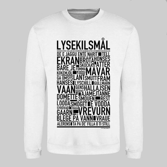 Lysekilsmål Dialekt Text Sweatshirt
