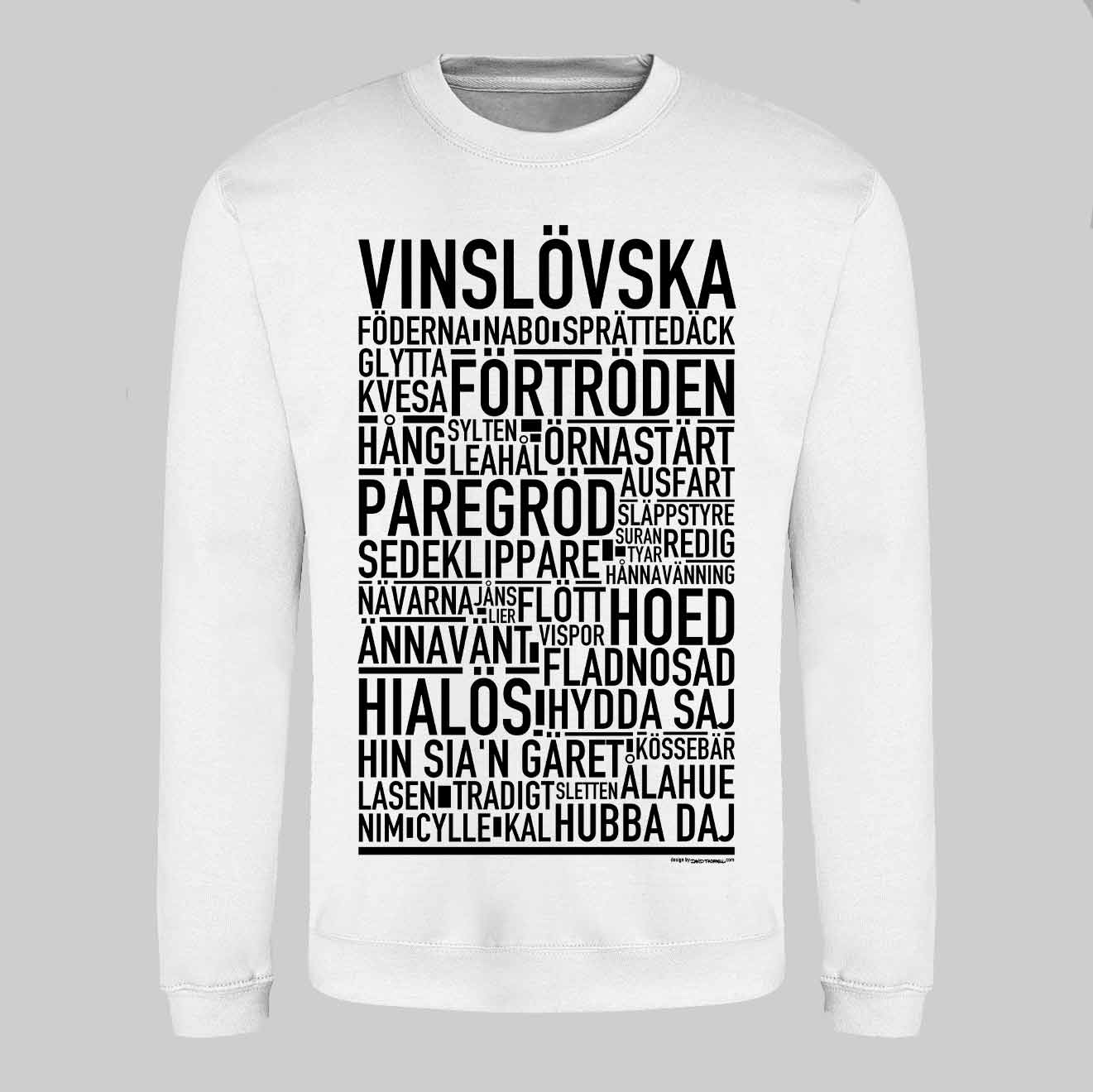Vinslövska Dialekt Text Sweatshirt