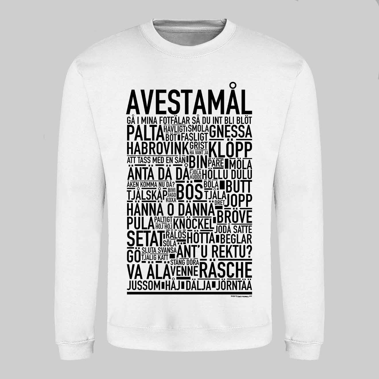 Avestamål Dialekt Text Sweatshirt