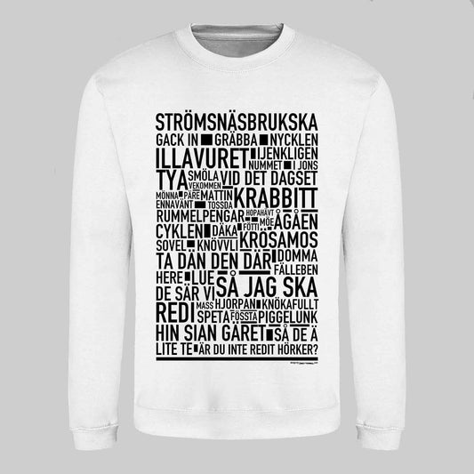 Strömsnäsbrukska Dialekt Text Sweatshirt