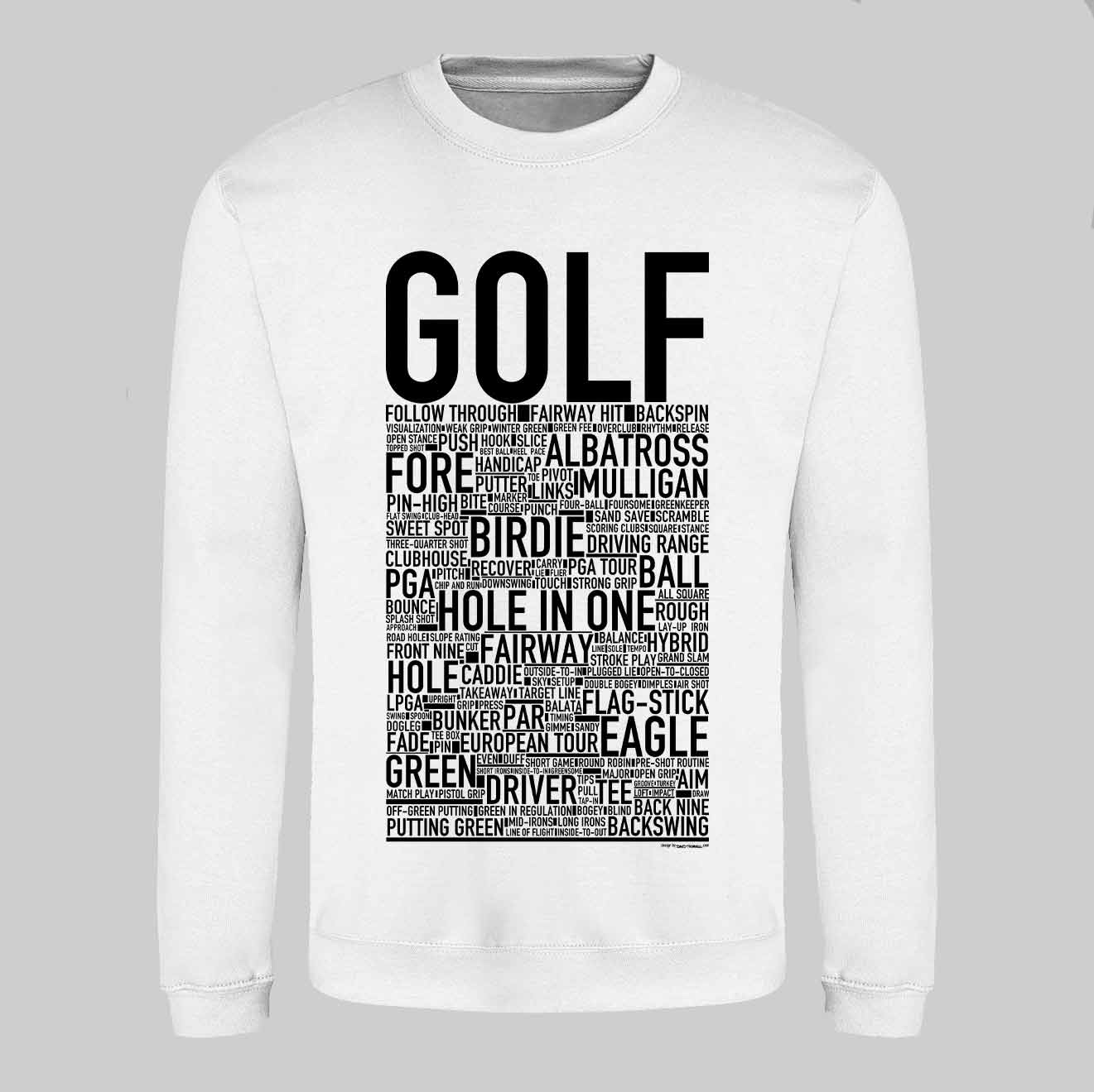 Golf Text Sweatshirt