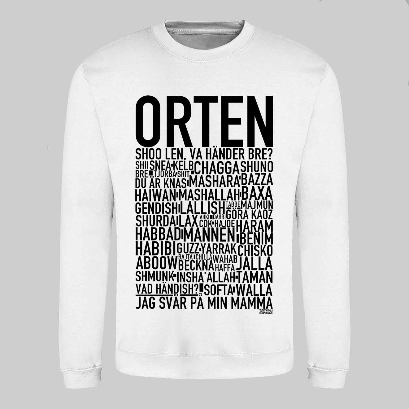 Orten Dialekt Text Sweatshirt
