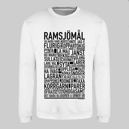 Ramsjömål Dialekt Text Sweatshirt
