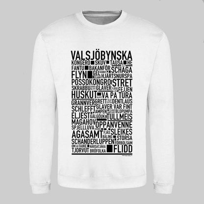 Valsjöbynska Dialekt Text Sweatshirt