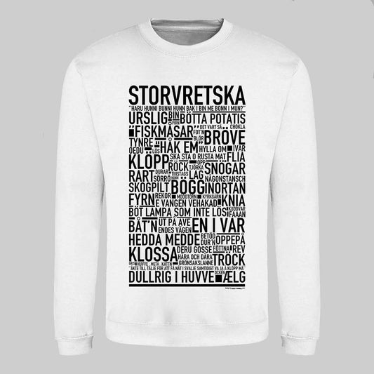 Storvretska Dialekt Text Sweatshirt