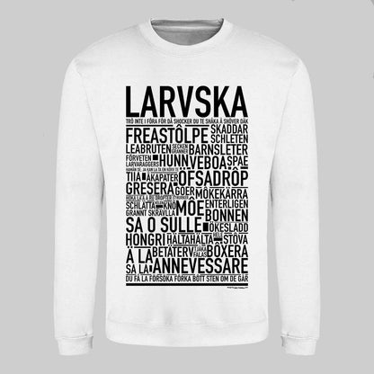 Larvska Dialekt Text Sweatshirt