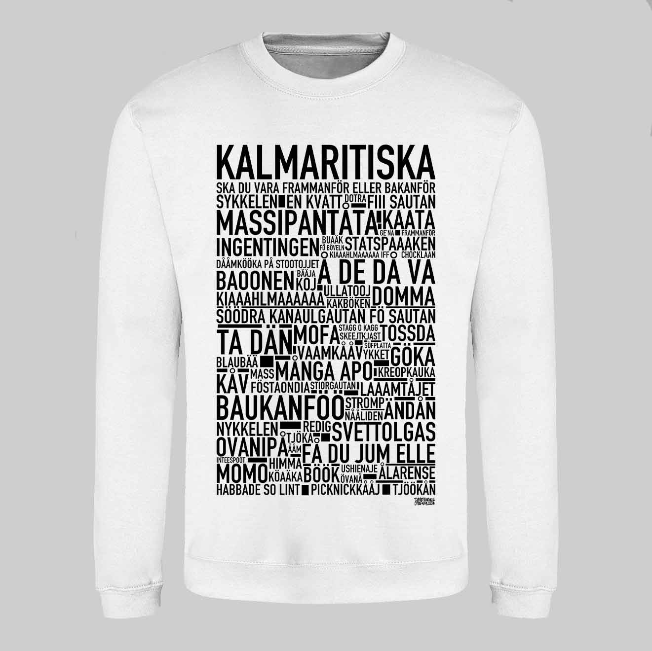 Kalmaritiska Dialekt Text Sweatshirt