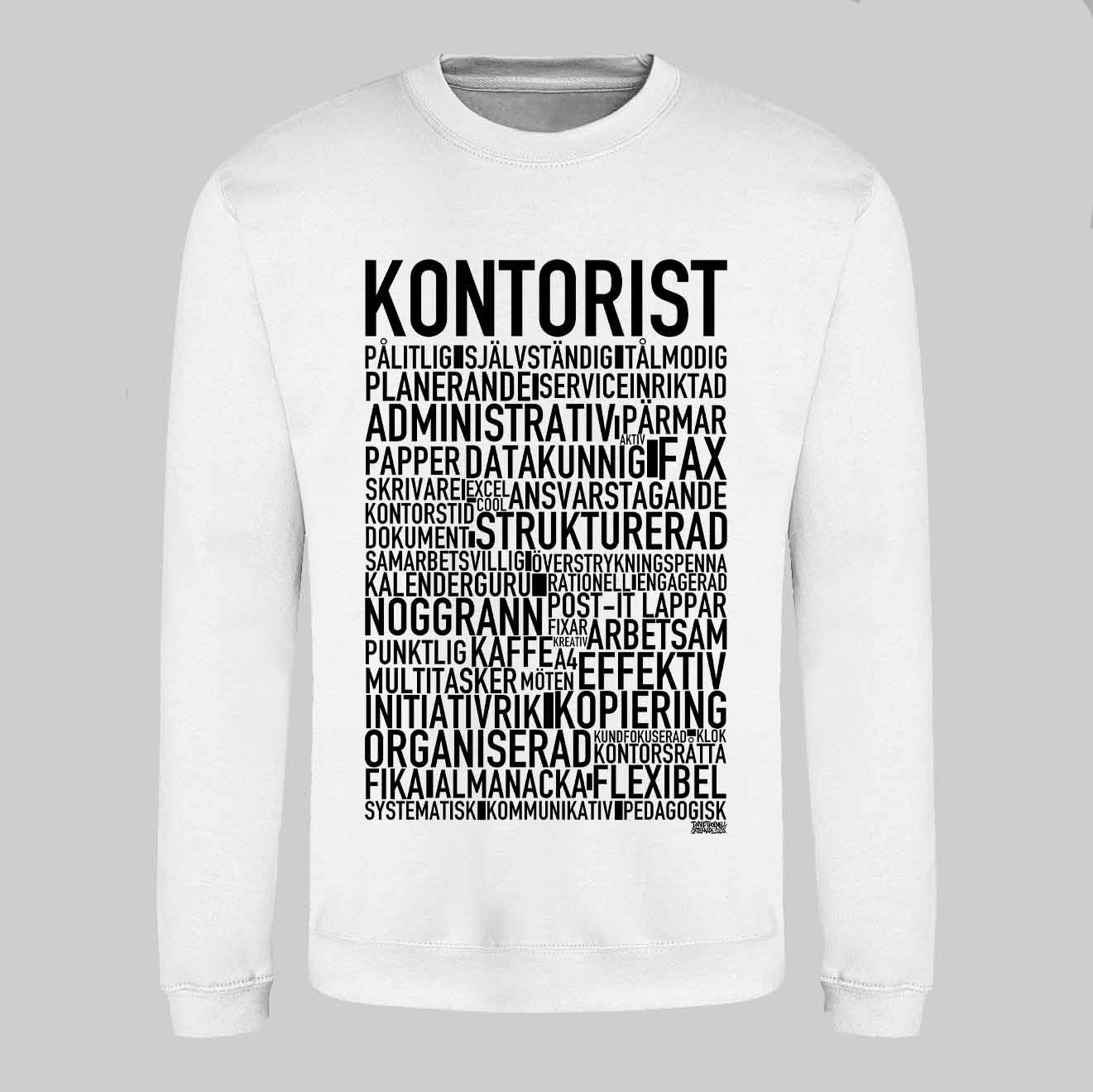 Kontorist Text Sweatshirt