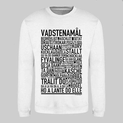Vadstenamål Dialekt Text Sweatshirt