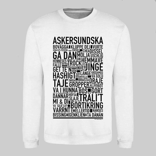 Askersundska Dialekt Text Sweatshirt