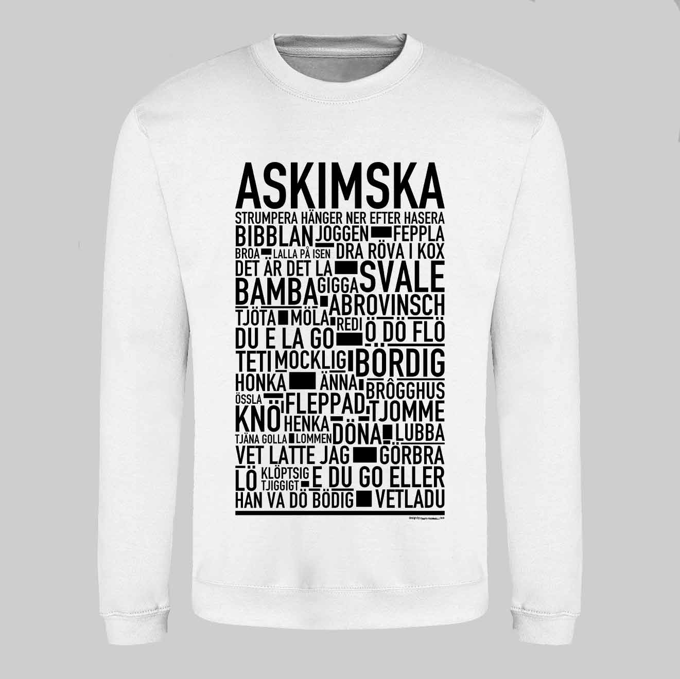 Askimska Dialekt Text Sweatshirt