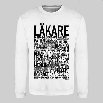 Läkare 2025 Text Sweatshirt