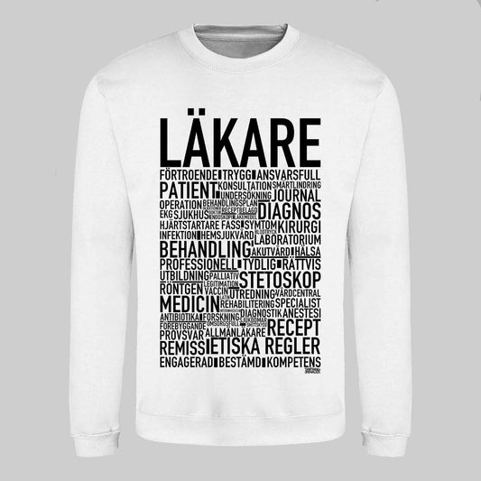 Läkare 2025 Text Sweatshirt