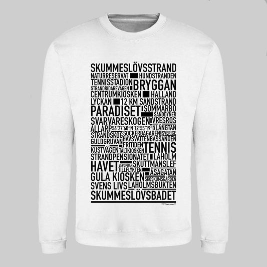 Skummeslövsstrand Text Sweatshirt