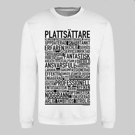 Plattsättare Text Sweatshirt