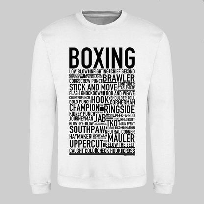 Boxing Text Sweatshirt