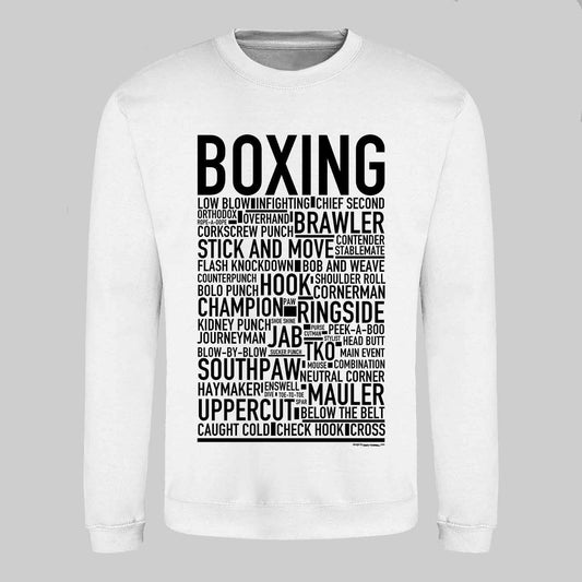 Boxing Text Sweatshirt