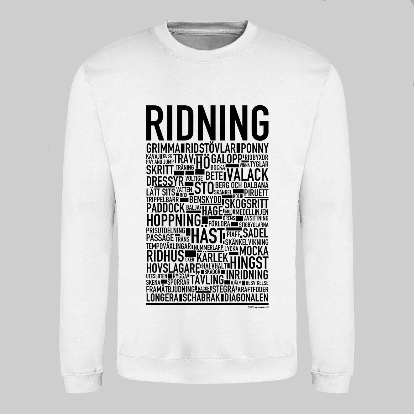 Ridning Text Sweatshirt