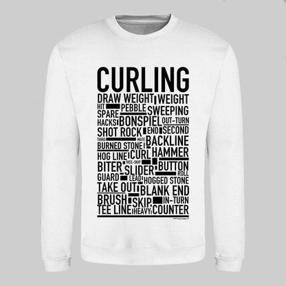 Curling Text Sweatshirt