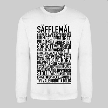 Säfflemål Dialekt Text Sweatshirt