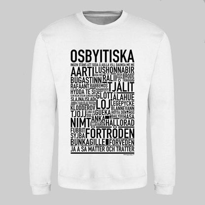 Osbyitiska Dialekt Text Sweatshirt