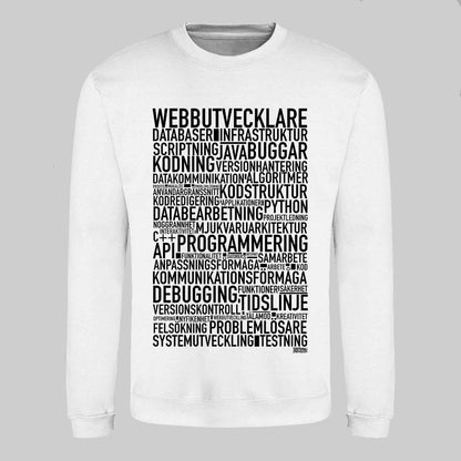 Webbutvecklare Text Sweatshirt