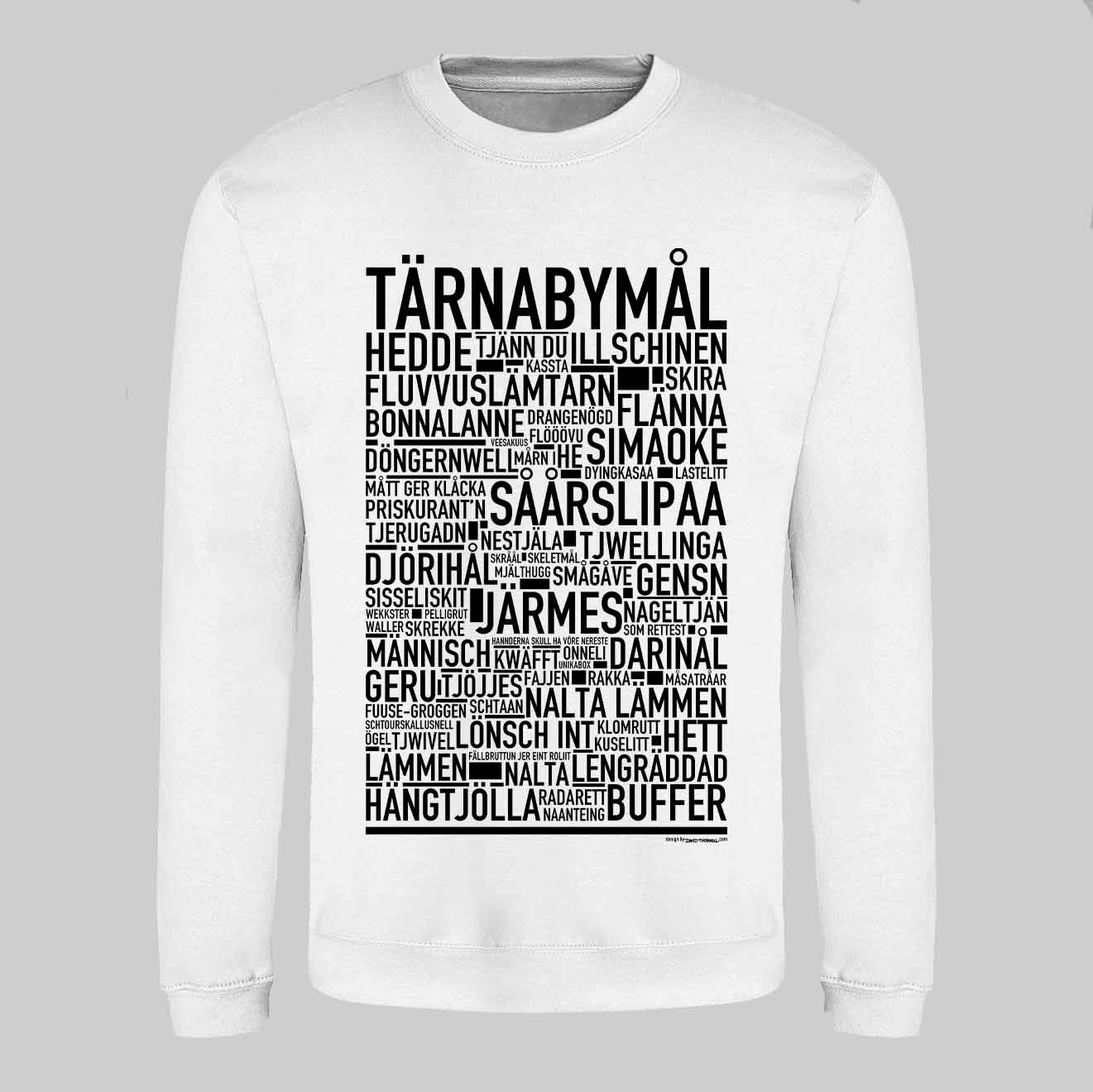 Tärnabymål Dialekt Text Sweatshirt