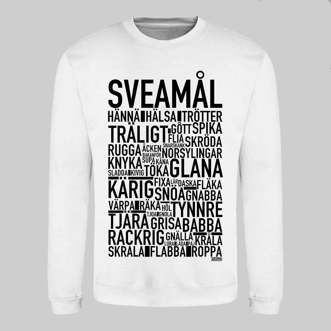 Sveamål Dialekt Text Sweatshirt
