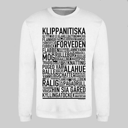 Klippanitiska Dialekt Text Sweatshirt