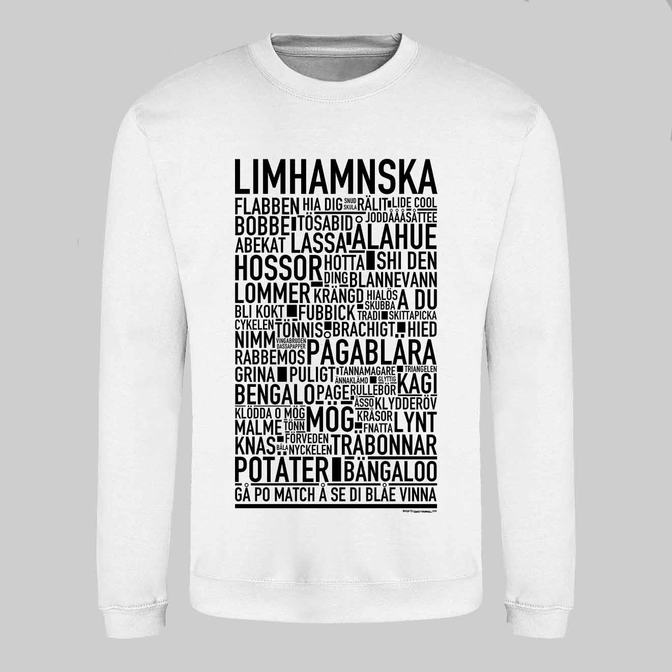 Limhamnska Dialekt Text Sweatshirt