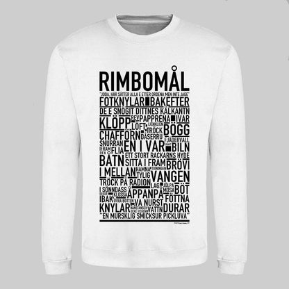 Rimbomål Dialekt Text Sweatshirt