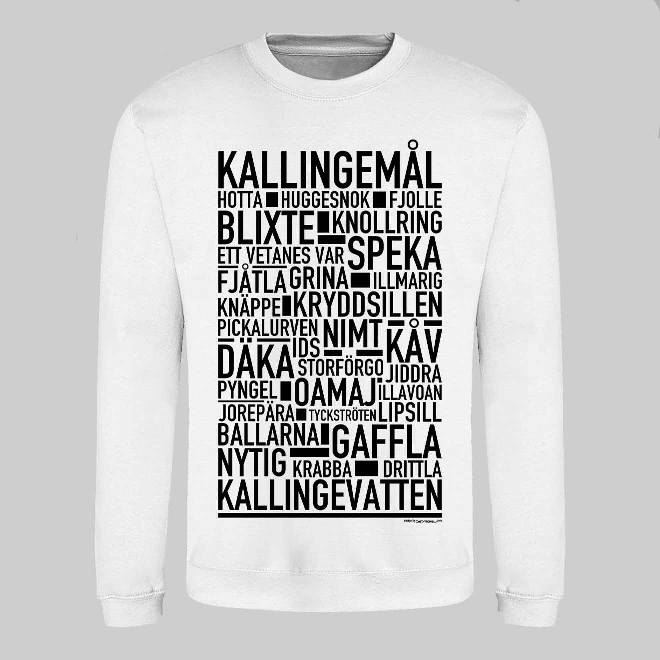 Kallingemål Dialekt Text Sweatshirt