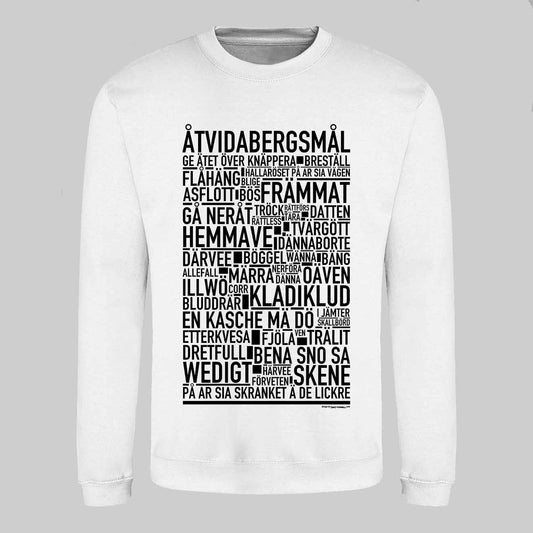 Åtvidabergsmål Dialekt Text Sweatshirt