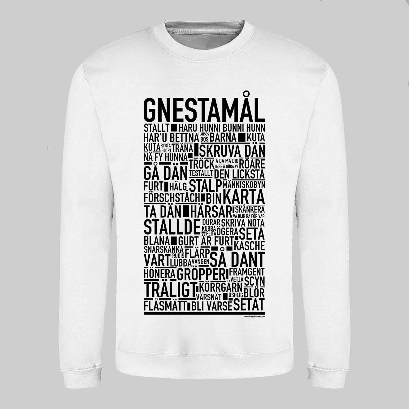 Gnestamål Dialekt Text Sweatshirt