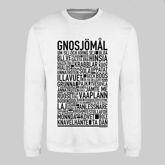 Gnosjömål Dialekt Text Sweatshirt