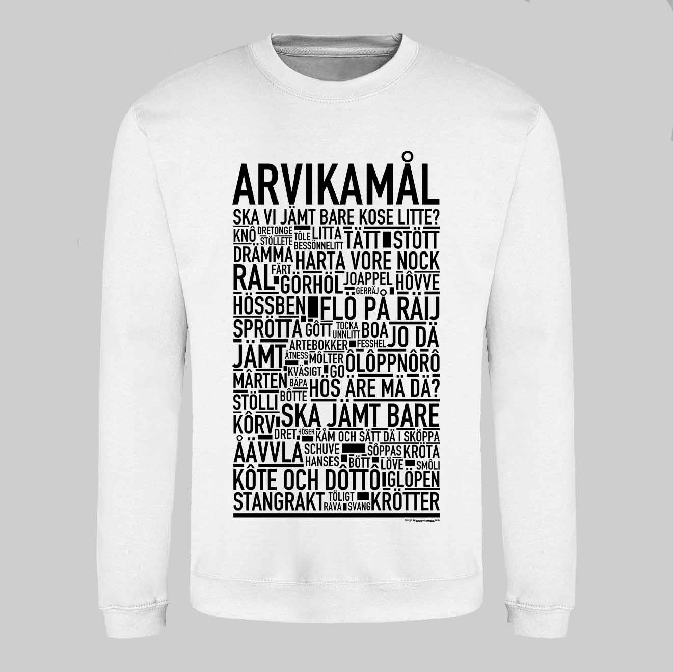 Arvikamål Dialekt Text Sweatshirt