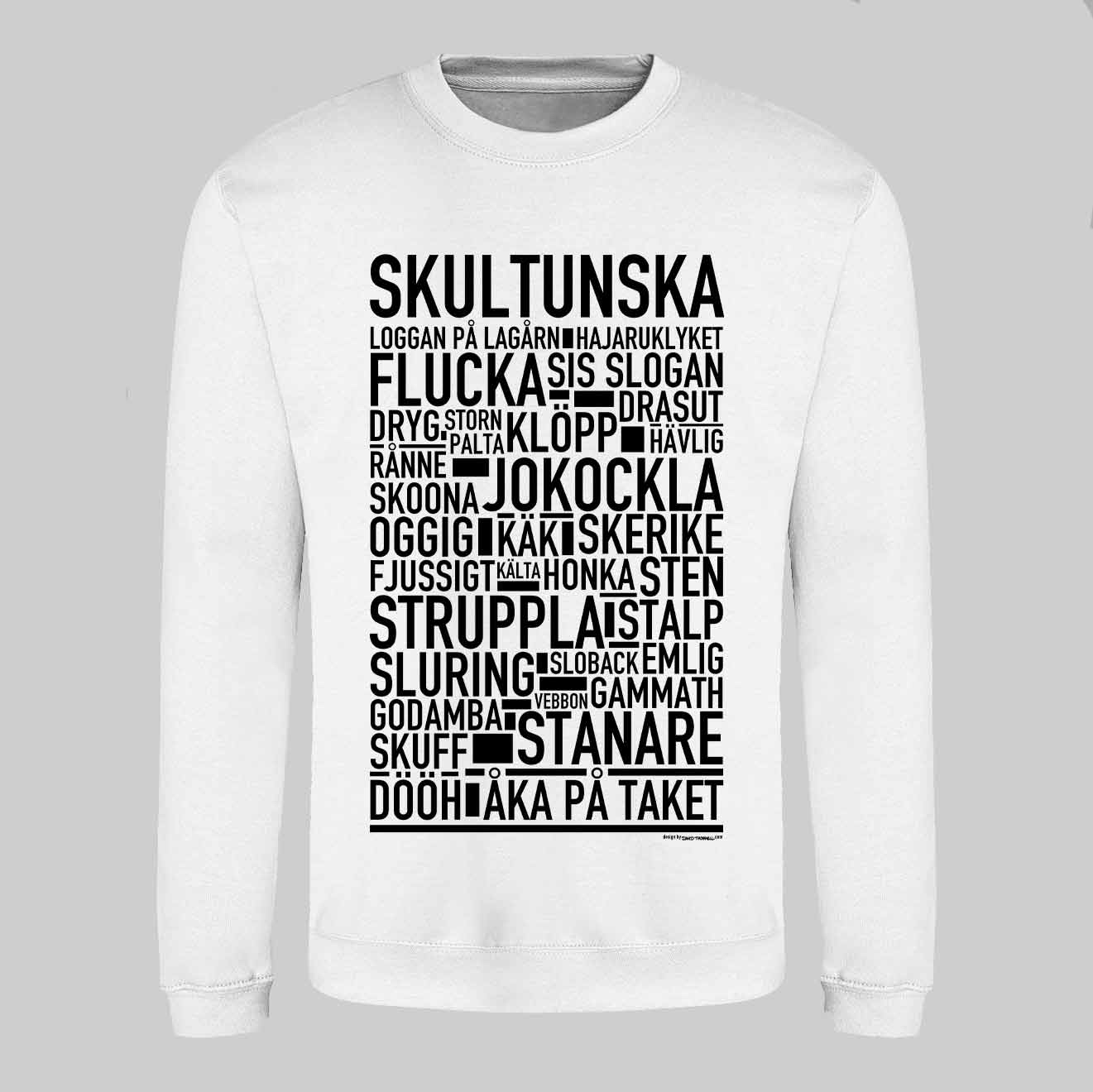 Skultunska Dialekt Text Sweatshirt