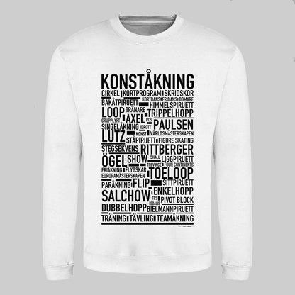 Konståkning Text Sweatshirt