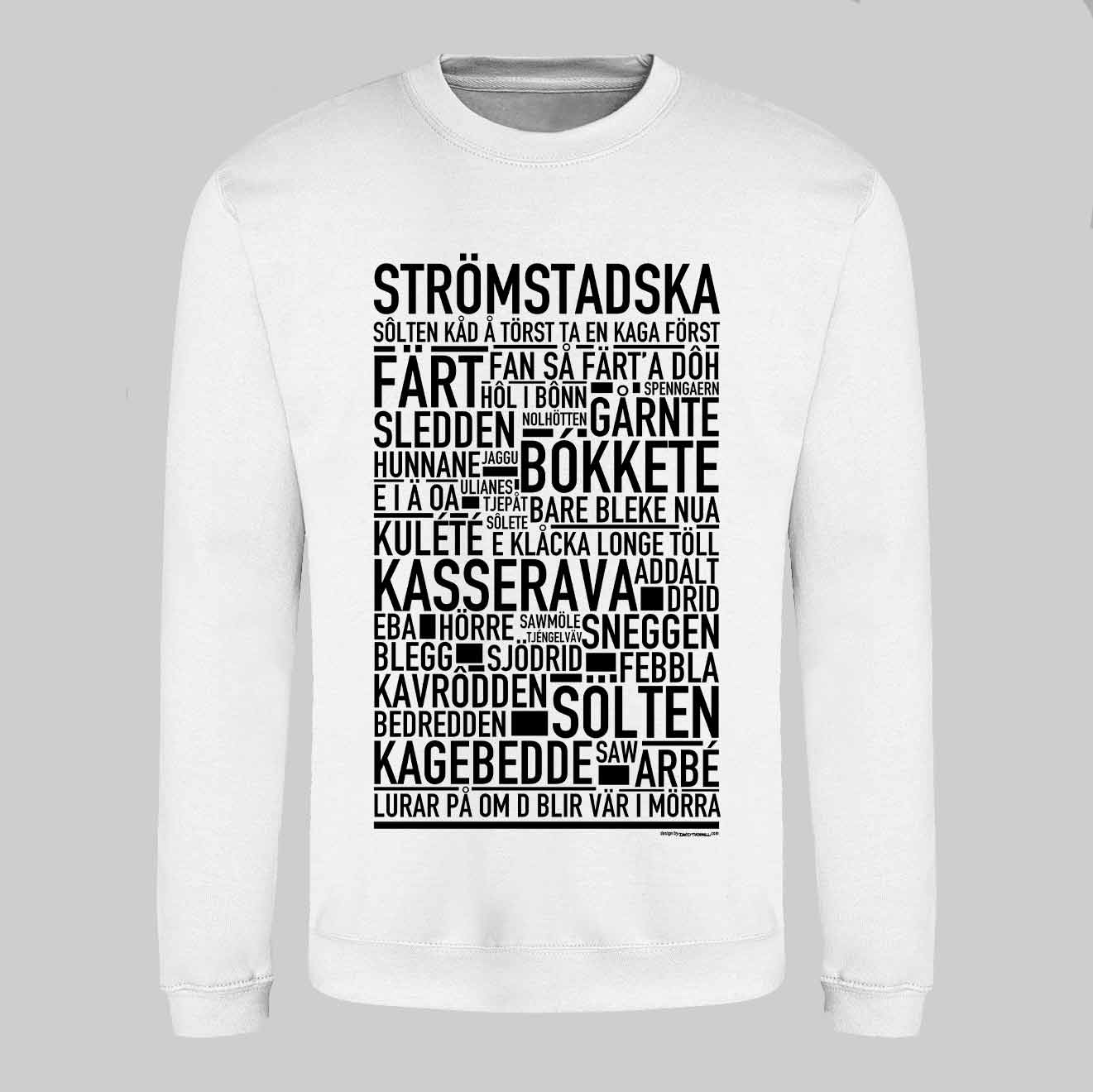 Strömstadska Dialekt Text Sweatshirt