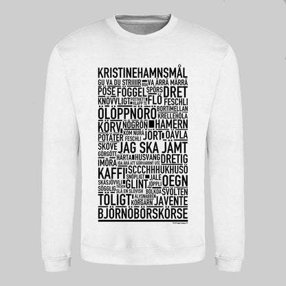 Kristinehamnsmål Dialekt Text Sweatshirt