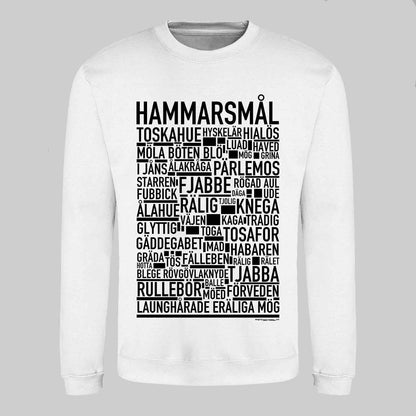 Hammarsmål Dialekt Text Sweatshirt