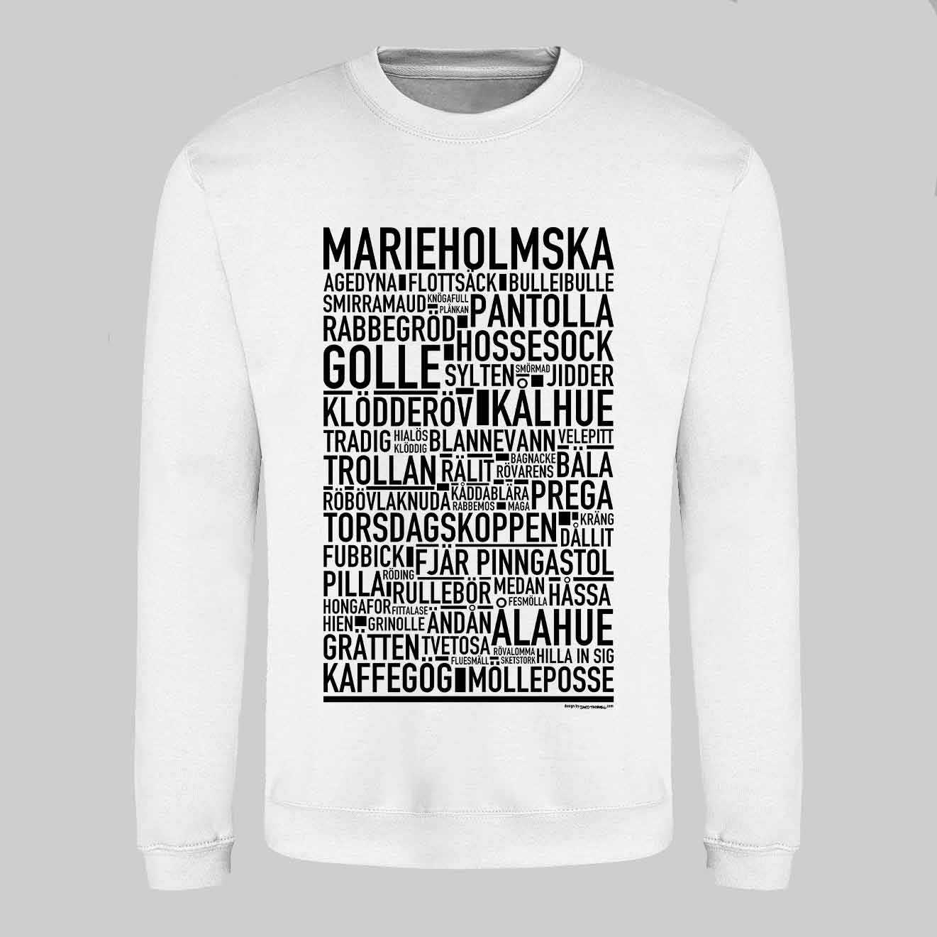 Marieholmska Dialekt Text Sweatshirt