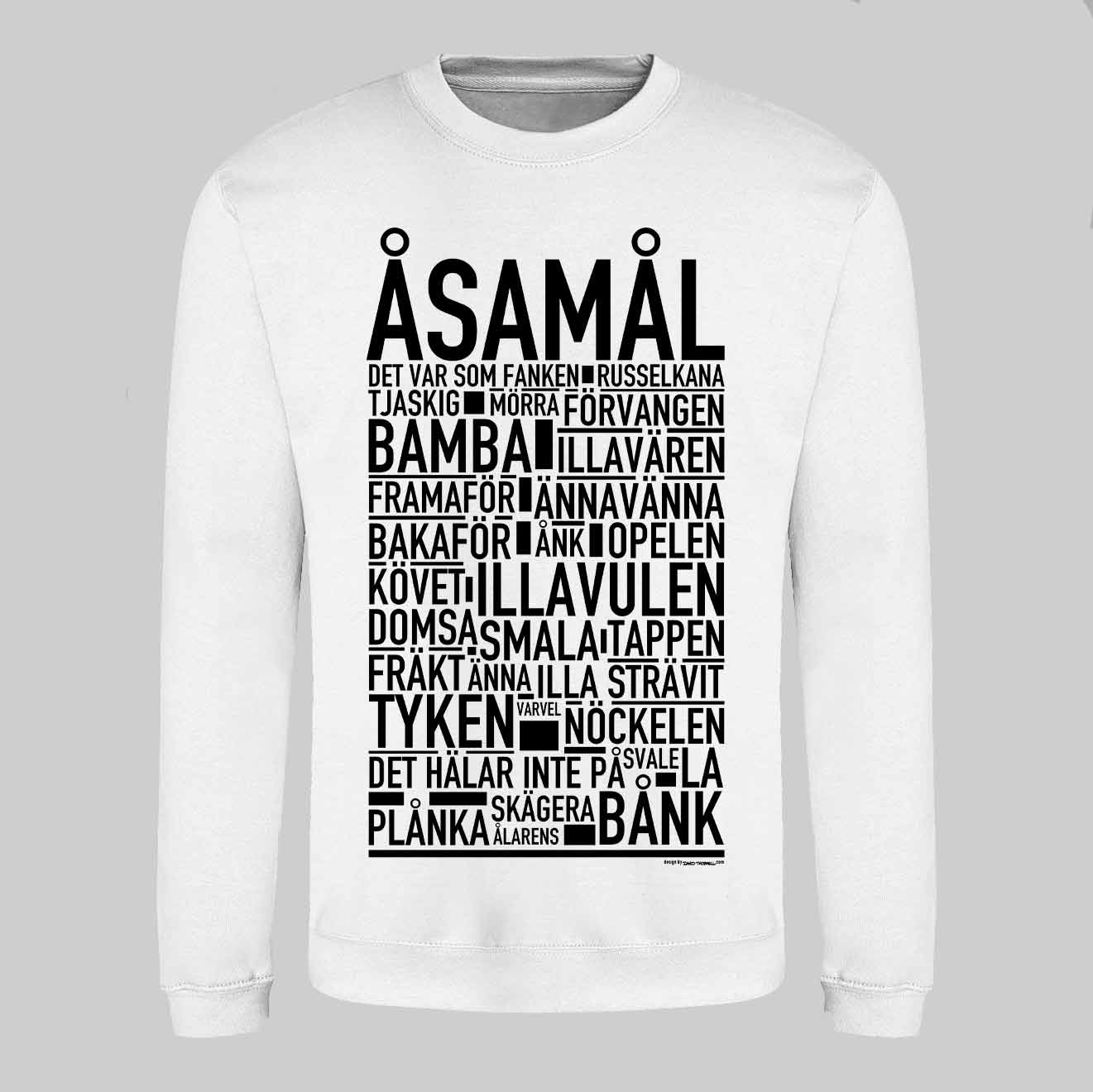 Åsamål Dialekt Text Sweatshirt