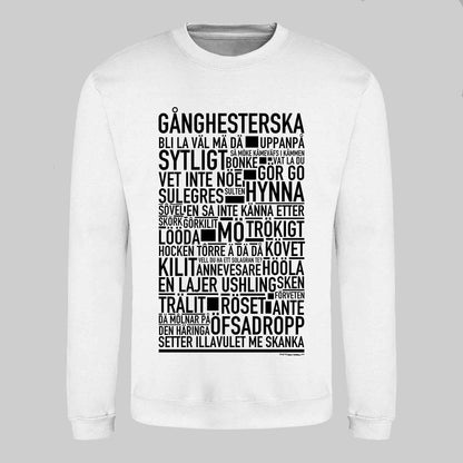 Gånghesterska Dialekt Text Sweatshirt